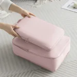 6pcs/set Travel Storage Bag Large Capacity Luggage Clothes Sorting Organizer Set Suitcase Pouch Case Shoes Packing Cube Bag - Image 3