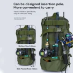Multifunctional Portable Outdoor Waterproof Fishing Bag Large Capacity Travel Backpack Hiking Hiking Fishing Backpack