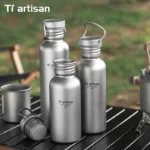 Tiartisan Titanium Sports Bottle Outdoor Camping Cycling Water Bottle Ultralight Portable Drinkware 430ml 600ml 750ml - Image 5